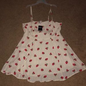 Strawberry Woven Dress